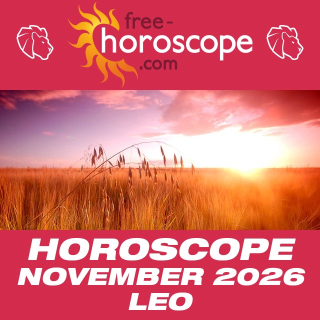 Leo Monthly Horoscope: November 2026