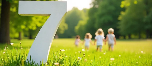 Why is the number 7 a mystery in numerology?