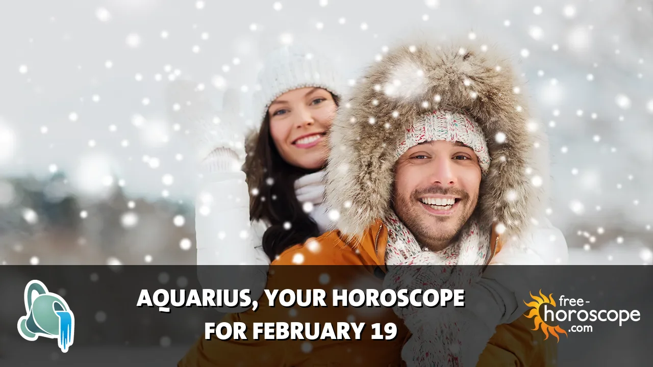 Horoscope Aquarius - Thursday, February 19, 2026
