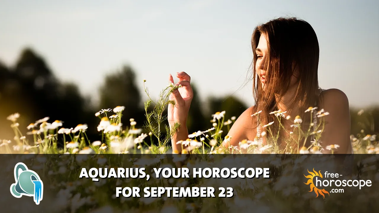Horoscope Aquarius - Wednesday, September 23, 2026