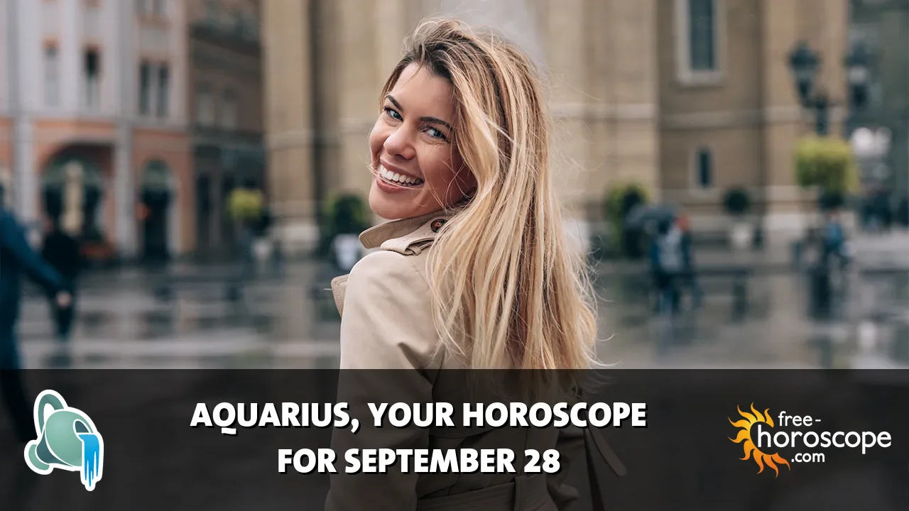 Horoscope Aquarius - Monday, September 28, 2026