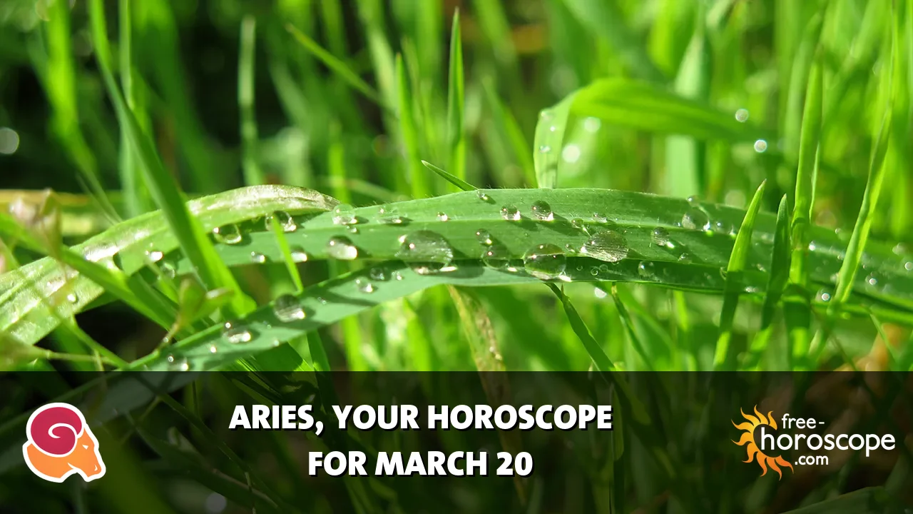Horoscope Aries - Friday, March 20, 2026