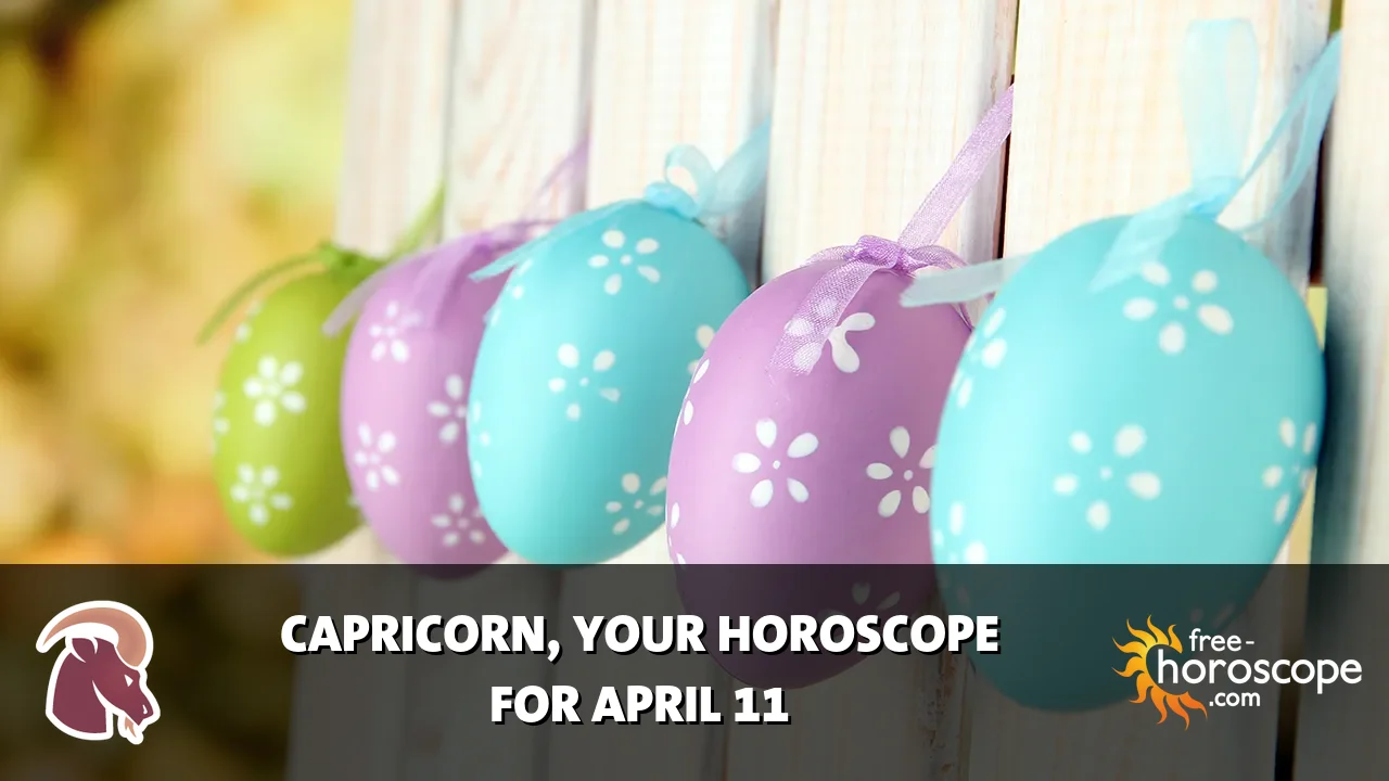 Horoscope Capricorn - Saturday, April 11, 2026