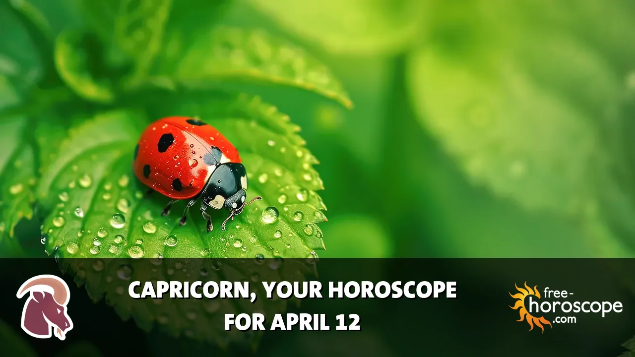 Horoscope Capricorn - Sunday, April 12, 2026