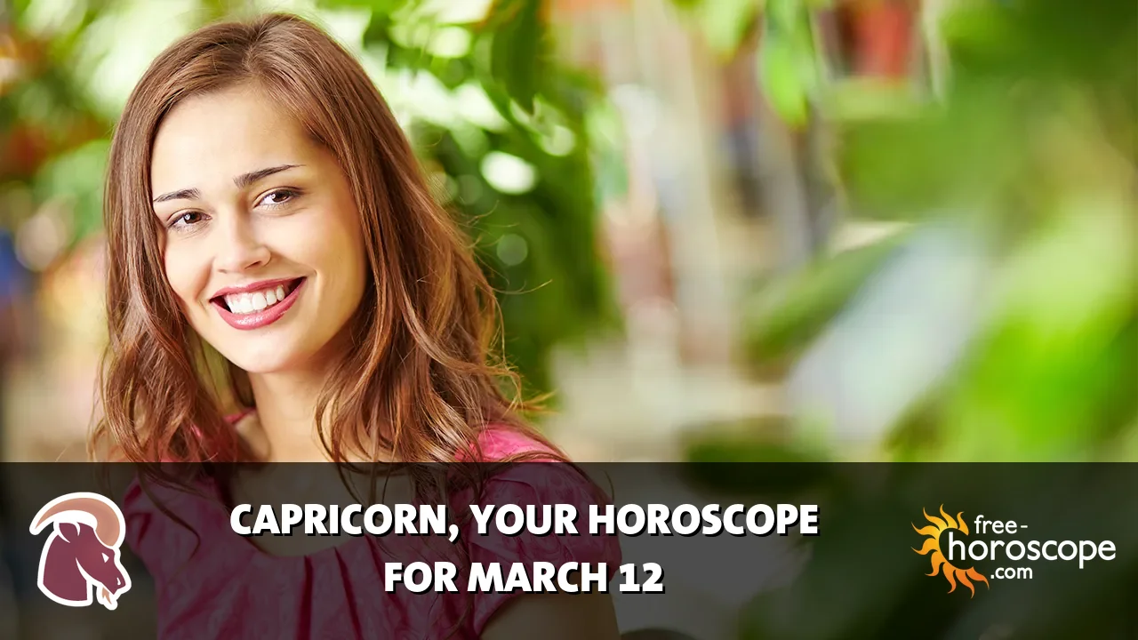 Horoscope Capricorn - Thursday, March 12, 2026