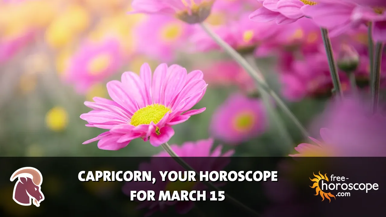 Horoscope Capricorn - Sunday, March 15, 2026