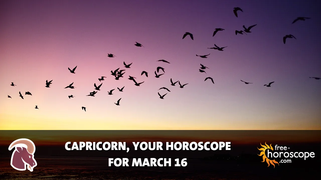 Horoscope Capricorn - Monday, March 16, 2026