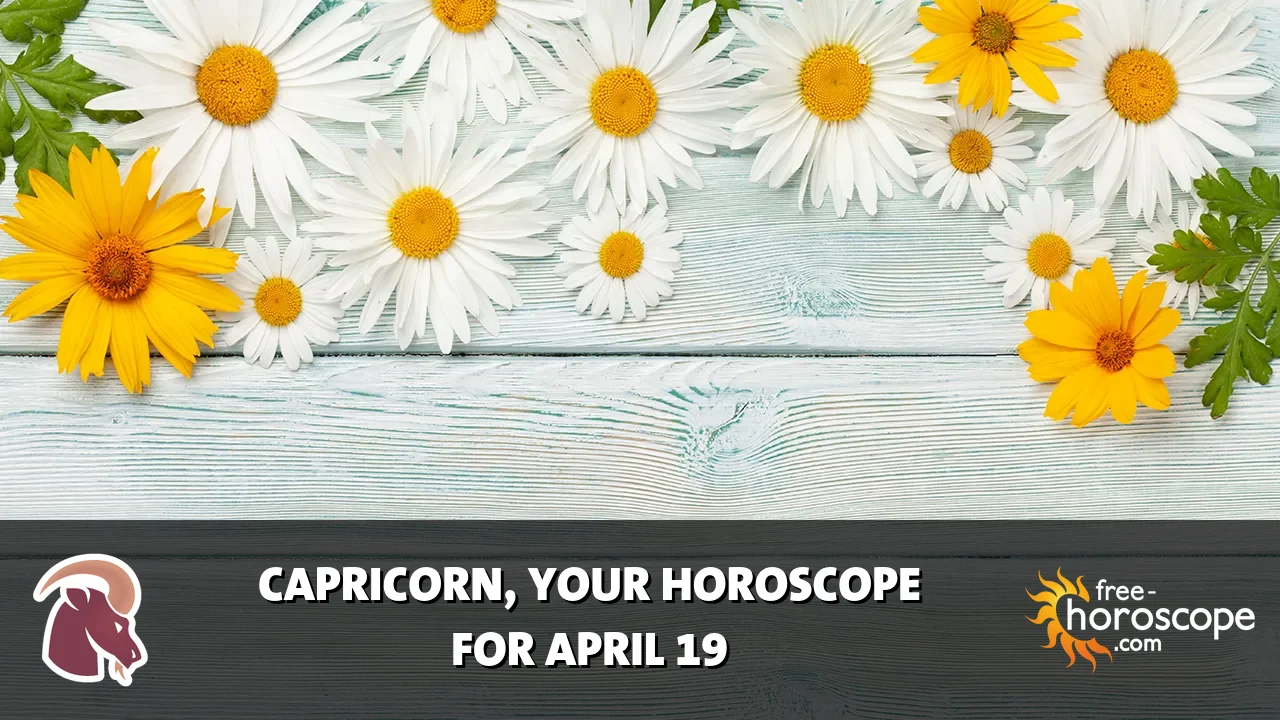 Horoscope Capricorn - Sunday, April 19, 2026