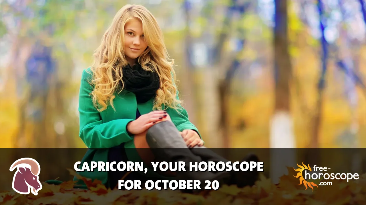 Horoscope Capricorn - Tuesday, October 20, 2026