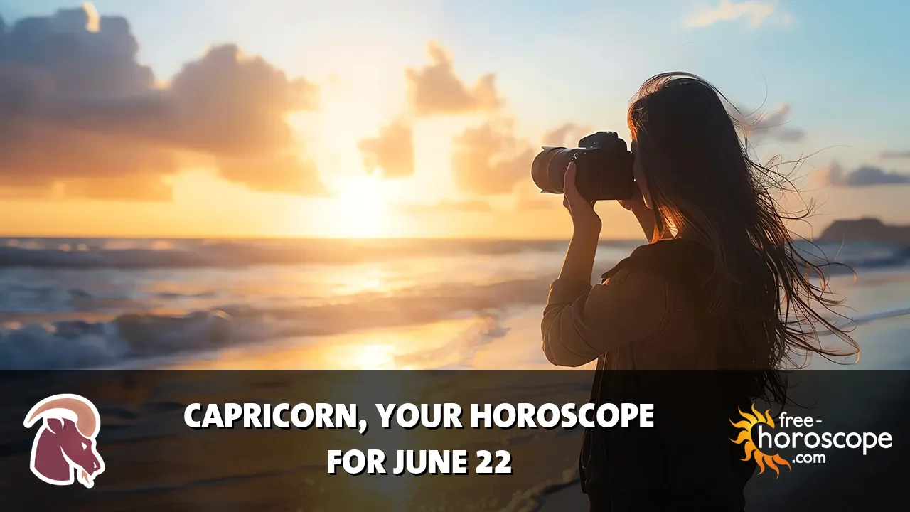 Horoscope Capricorn - Monday, June 22, 2026