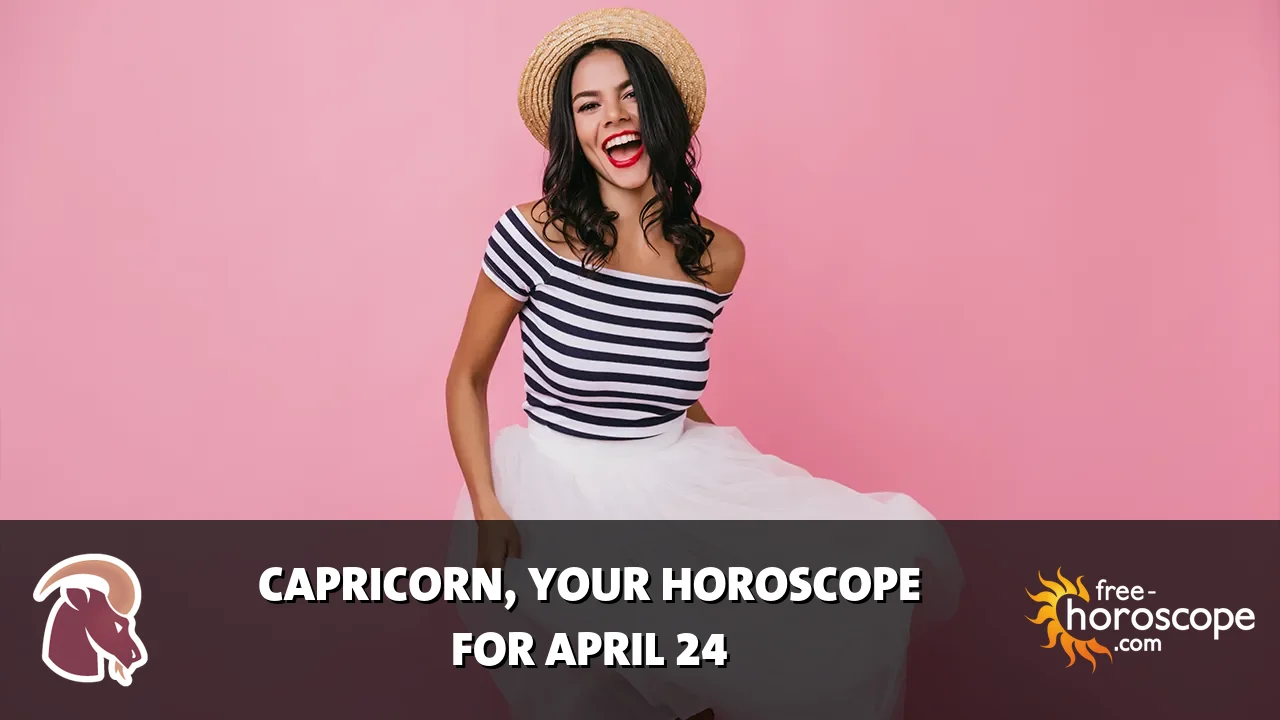 Horoscope Capricorn - Friday, April 24, 2026
