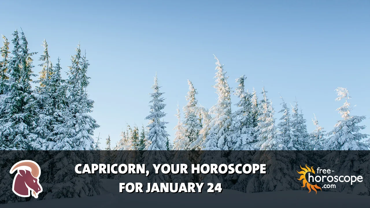 Horoscope Capricorn - Saturday, January 24, 2026