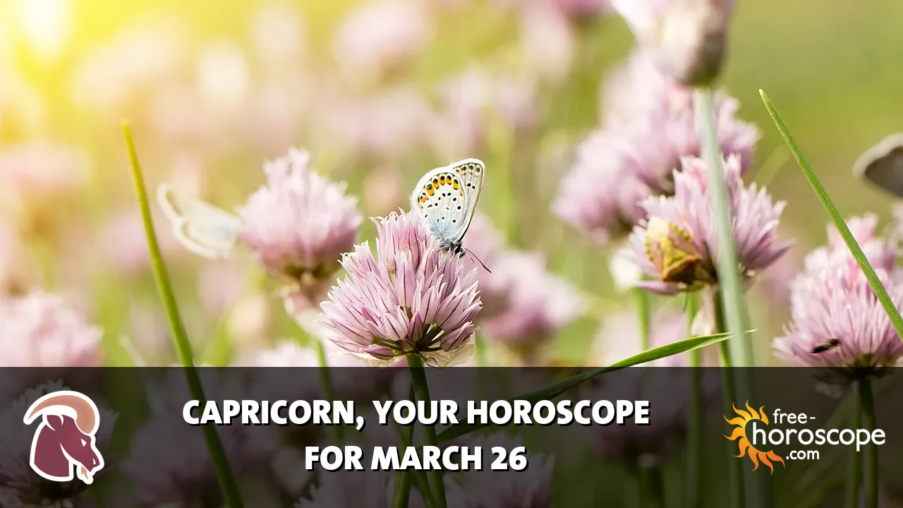 Horoscope Capricorn - Thursday, March 26, 2026