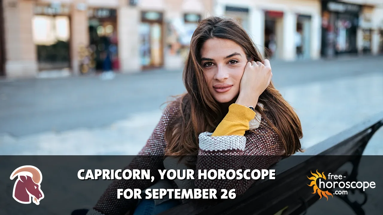 Horoscope Capricorn - Saturday, September 26, 2026