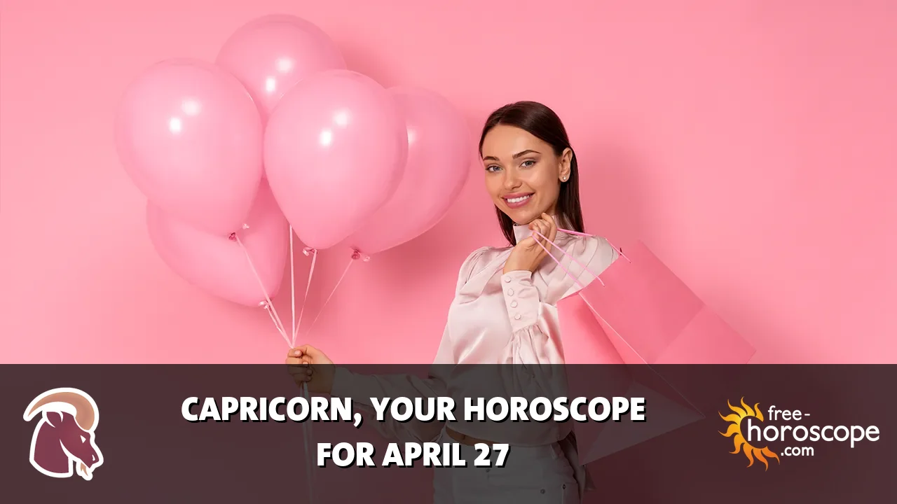 Horoscope Capricorn - Monday, April 27, 2026