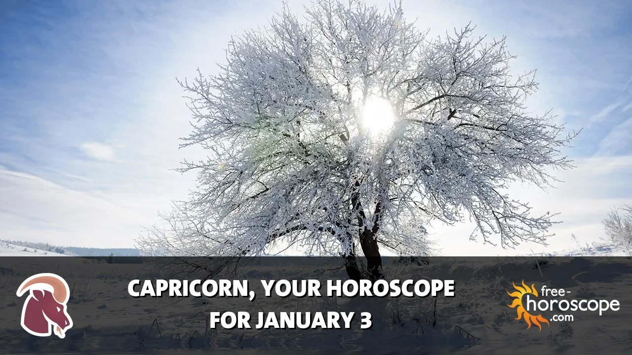 Horoscope Capricorn - Saturday, January 3, 2026