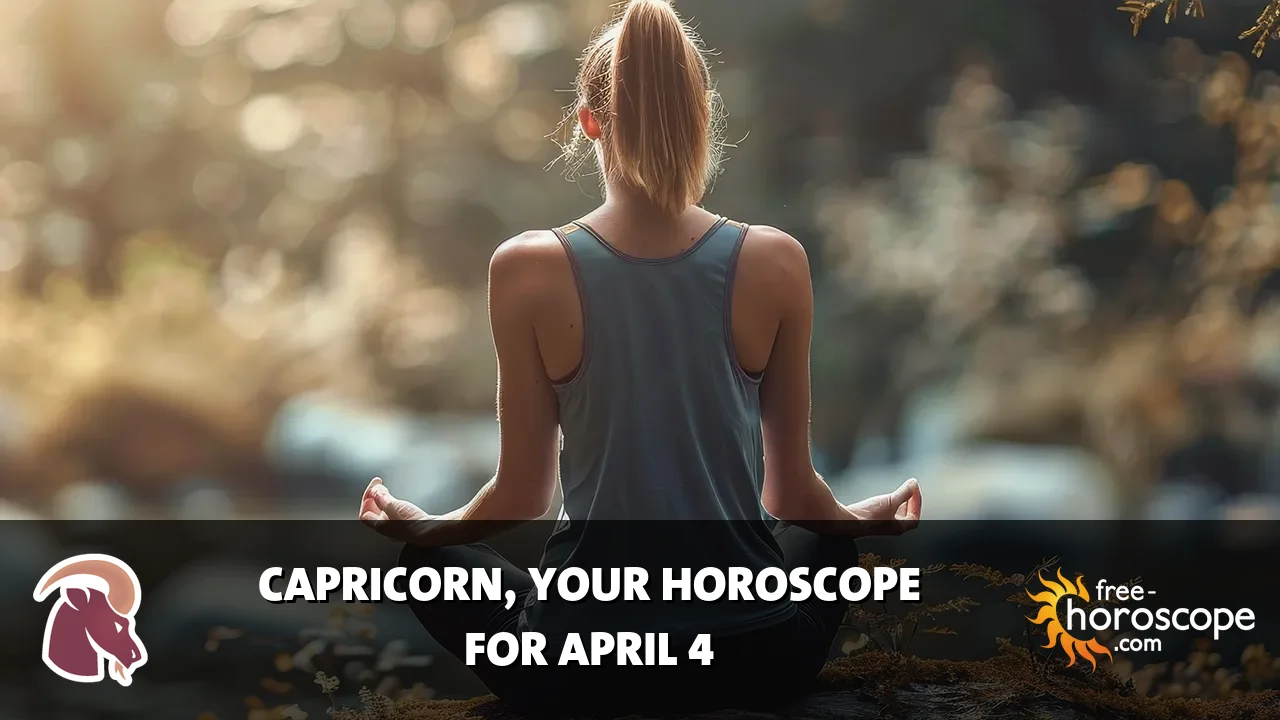 Horoscope Capricorn - Saturday, April 4, 2026