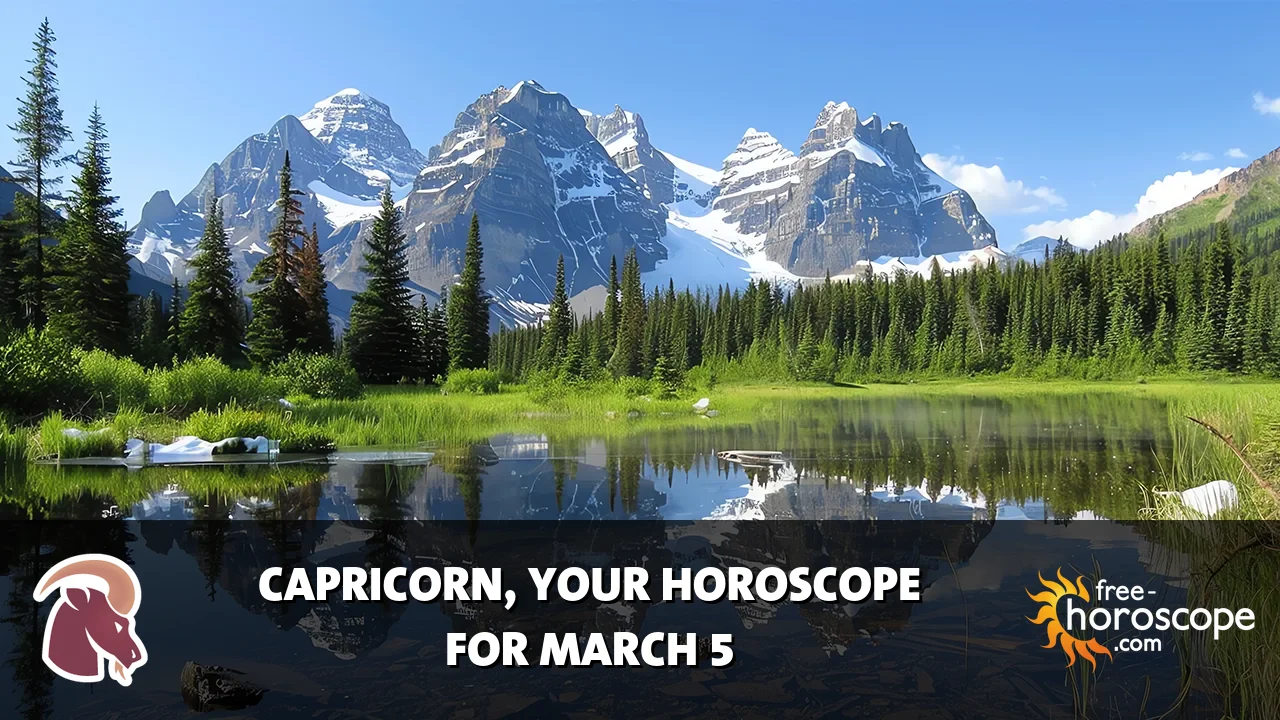 Horoscope Capricorn - Thursday, March 5, 2026