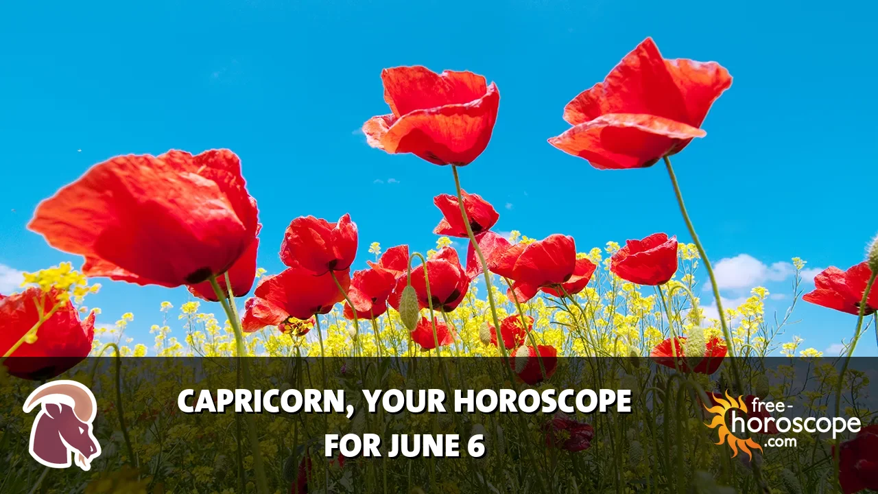 Horoscope for Capricorn du Sunday, June 7, 2026