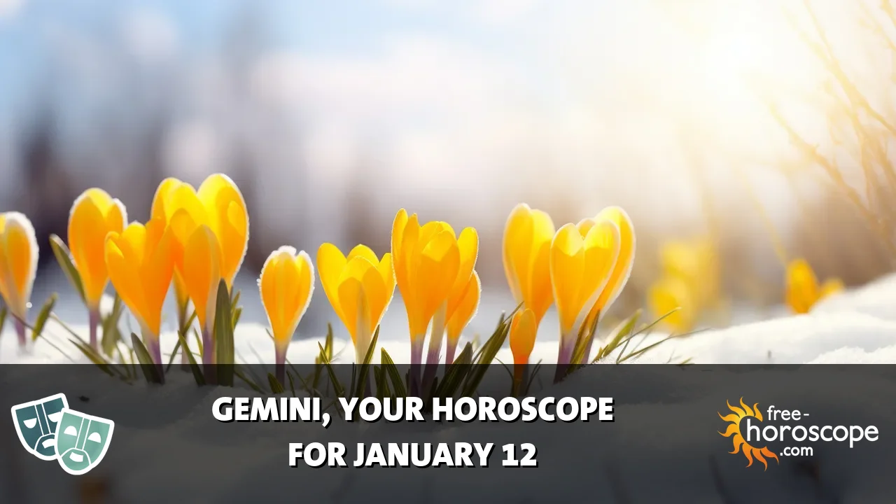 Horoscope Gemini - Monday, January 12, 2026