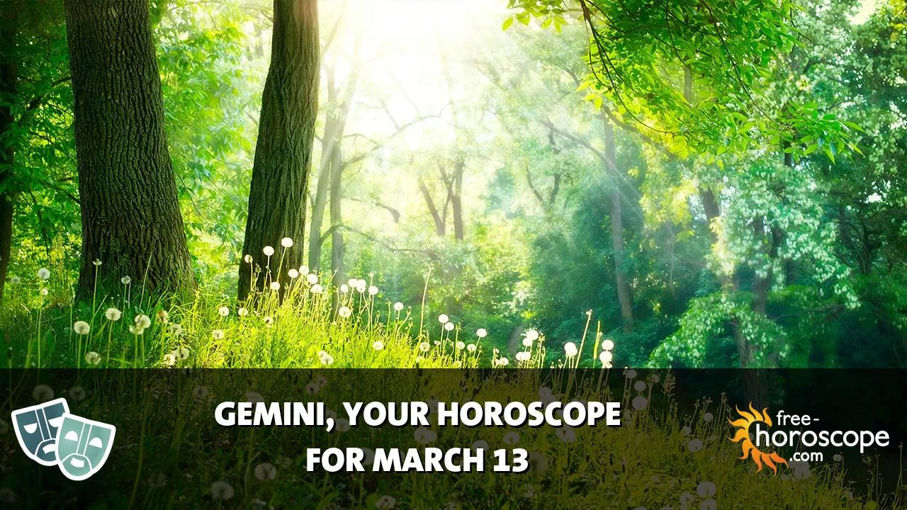 Horoscope Gemini - Friday, March 13, 2026