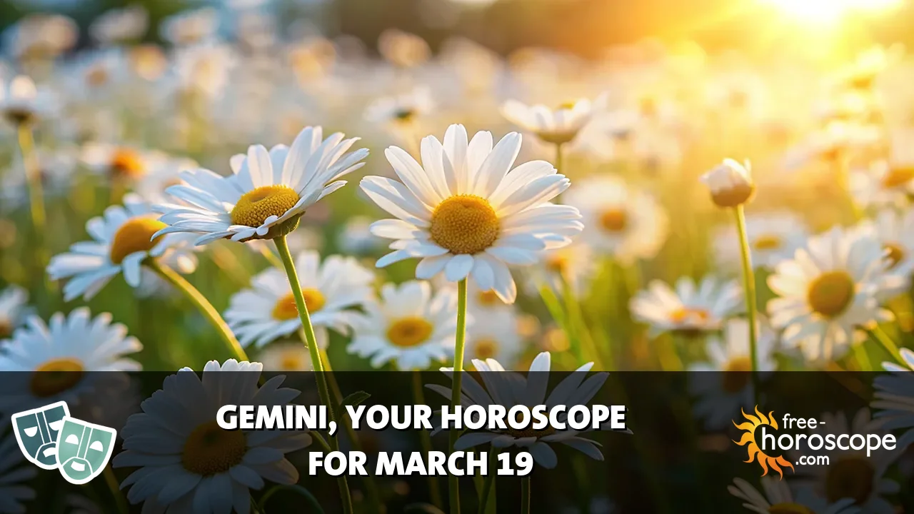Horoscope Gemini - Thursday, March 19, 2026