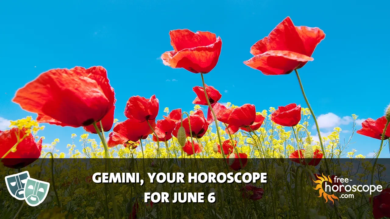 Horoscope for Gemini du Sunday, June 7, 2026