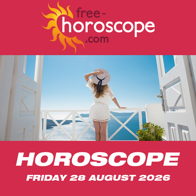 Aquarius's daily horoscope for August 28, 2026