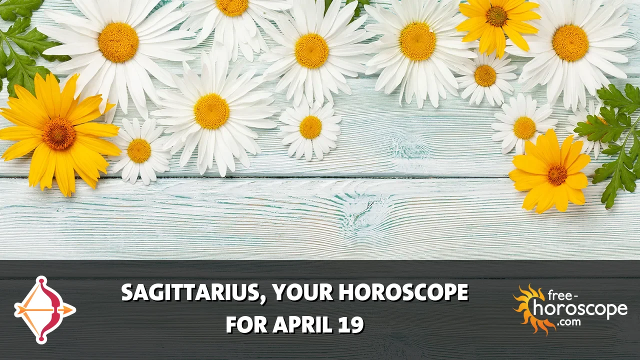 Horoscope Sagittarius - Sunday, April 19, 2026