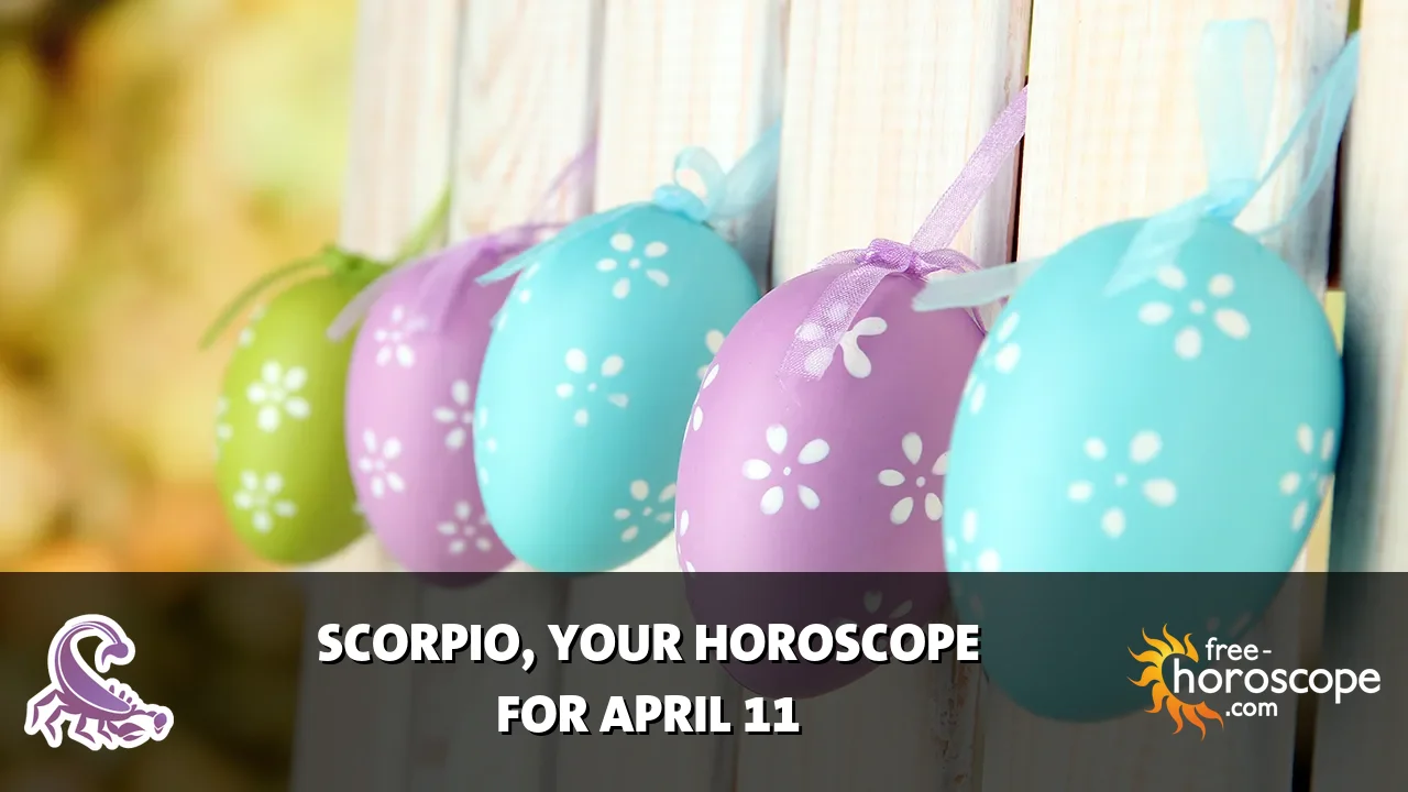 Horoscope Scorpio - Saturday, April 11, 2026