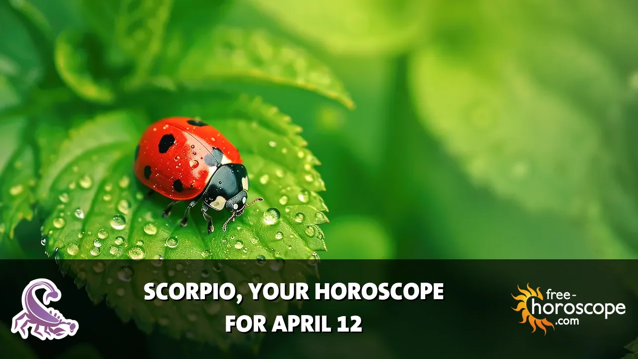 Horoscope Scorpio - Sunday, April 12, 2026