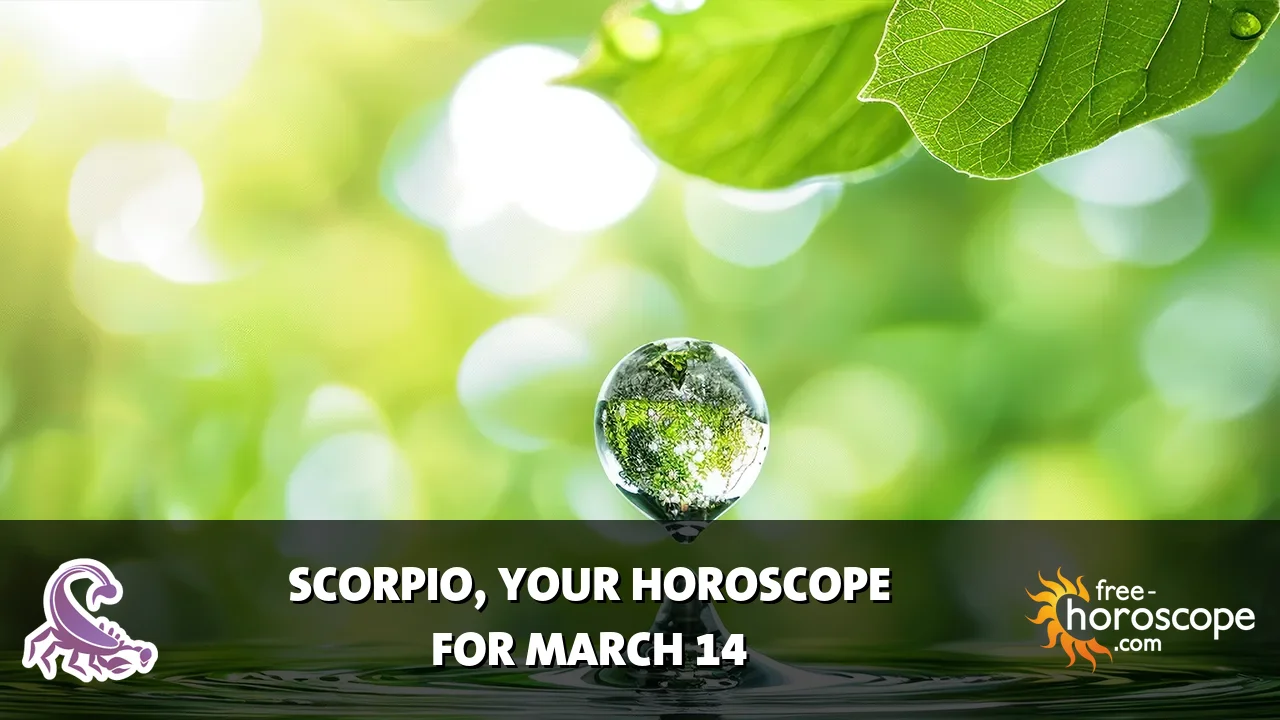 Horoscope Scorpio - Saturday, March 14, 2026