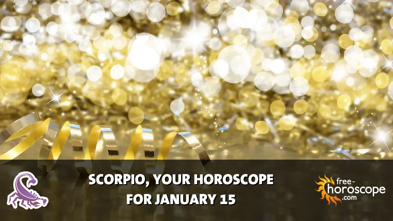 Horoscope Scorpio - Thursday, January 15, 2026