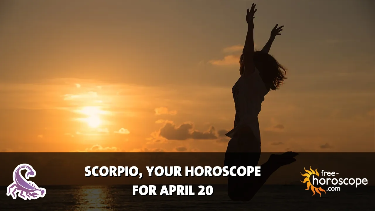 Horoscope Scorpio - Monday, April 20, 2026