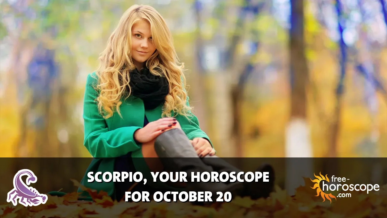 Horoscope Scorpio - Tuesday, October 20, 2026