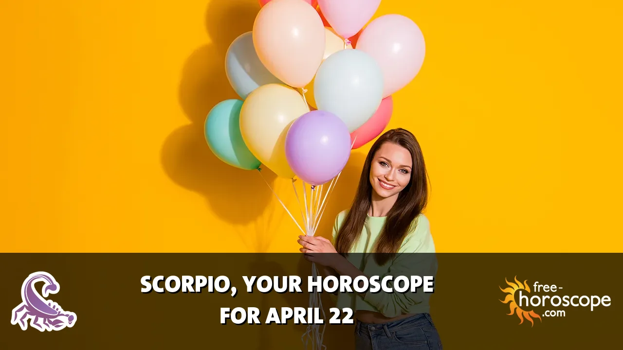Horoscope Scorpio - Wednesday, April 22, 2026