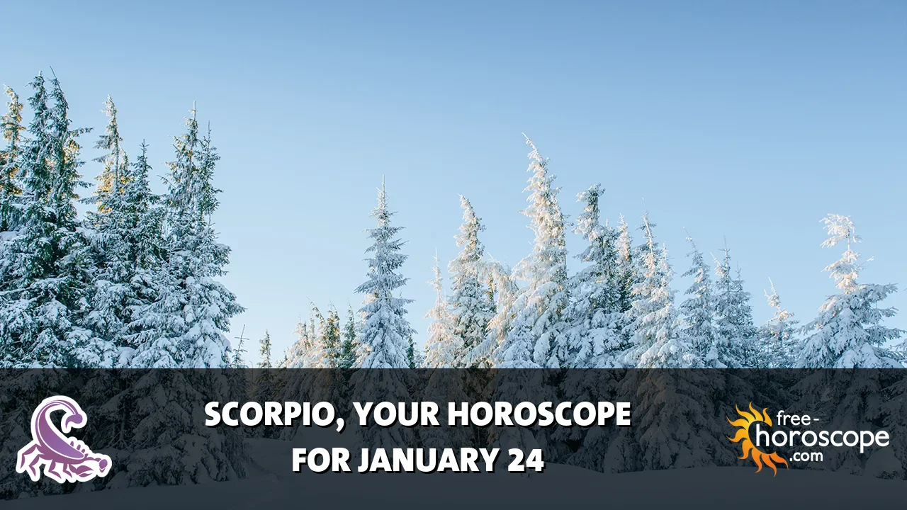 Horoscope Scorpio - Saturday, January 24, 2026