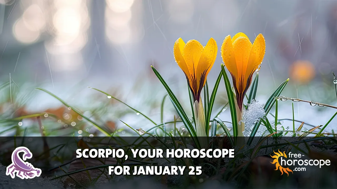 Horoscope Scorpio - Sunday, January 25, 2026