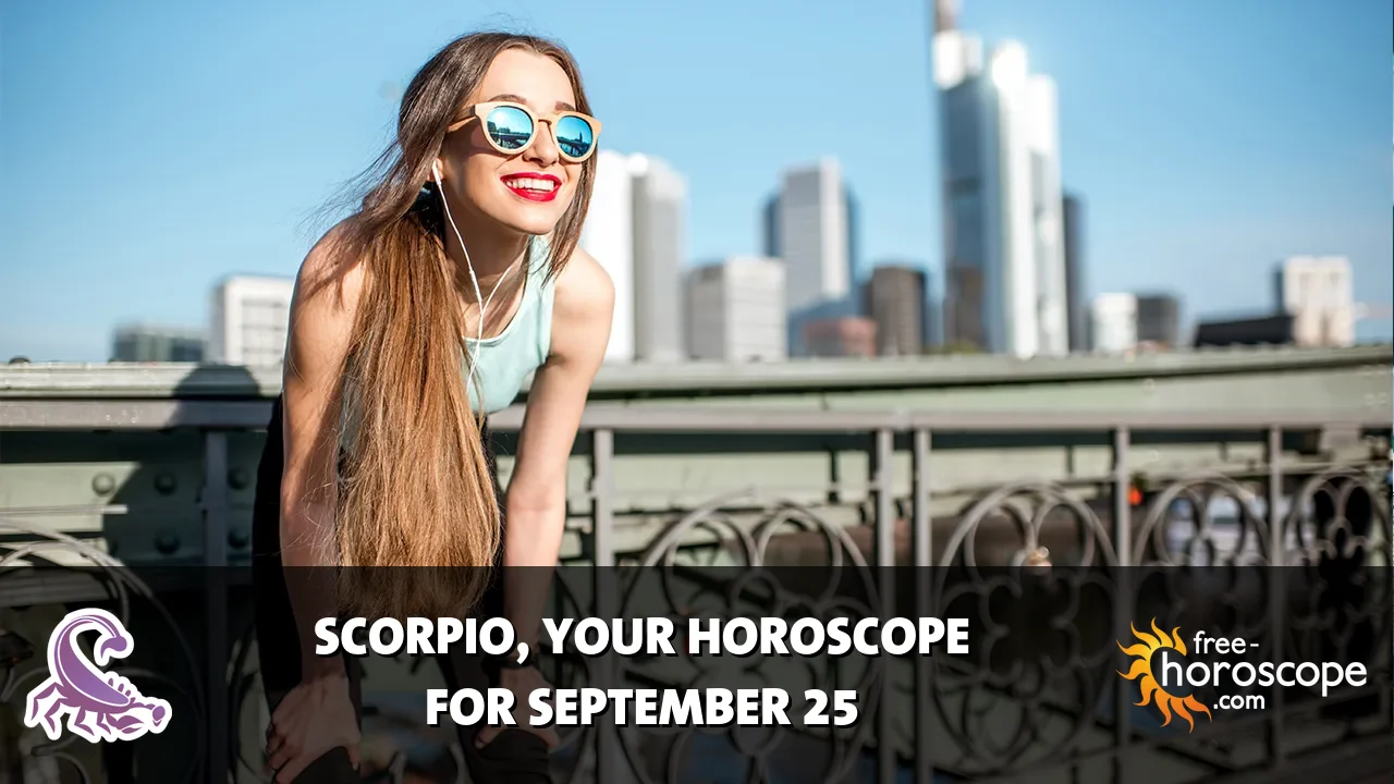 Horoscope Scorpio - Friday, September 25, 2026