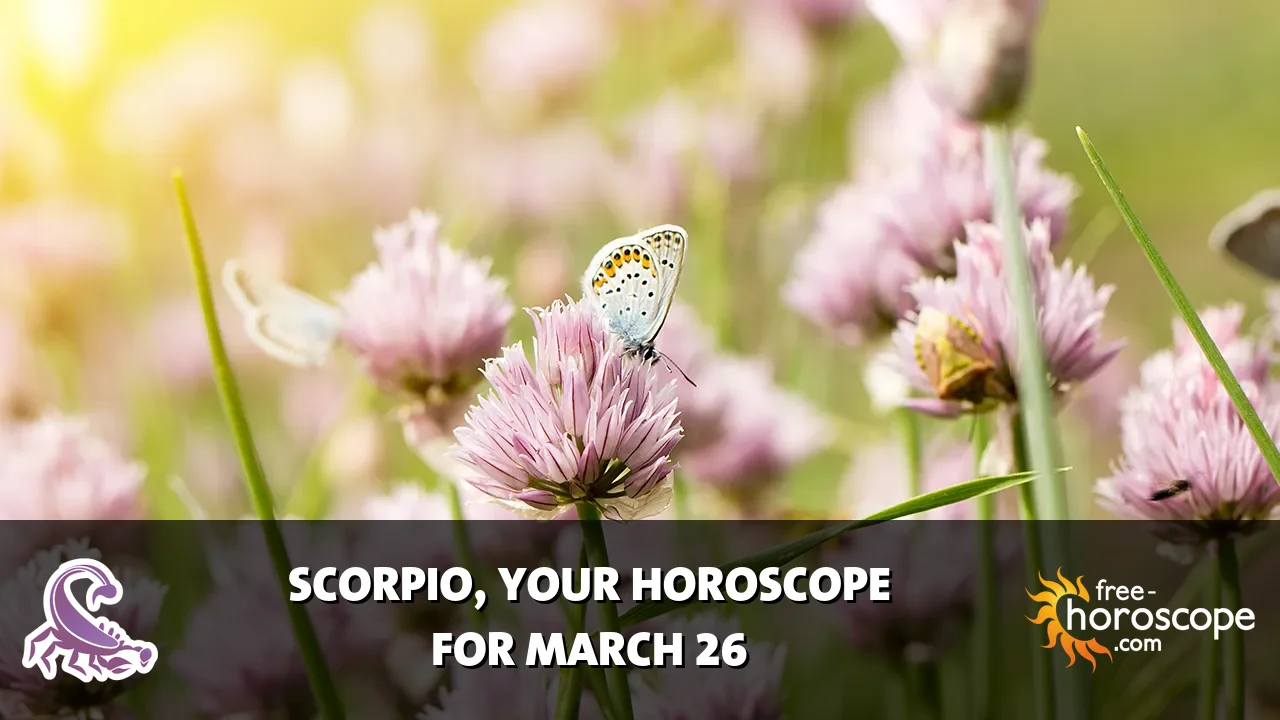 Horoscope Scorpio - Thursday, March 26, 2026