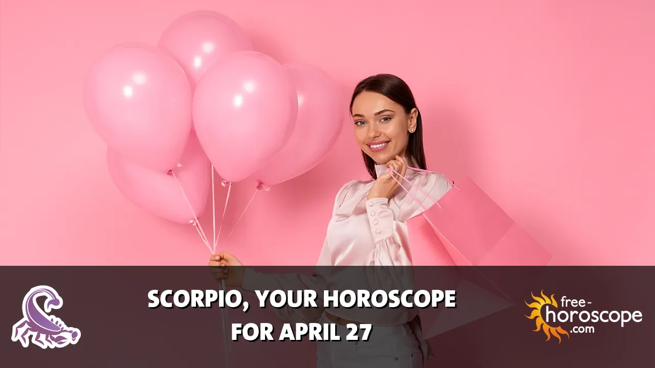 Horoscope Scorpio - Monday, April 27, 2026