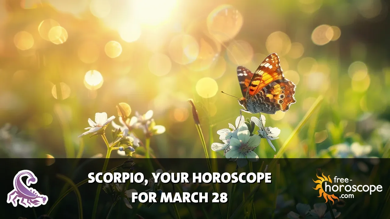 Horoscope Scorpio - Saturday, March 28, 2026