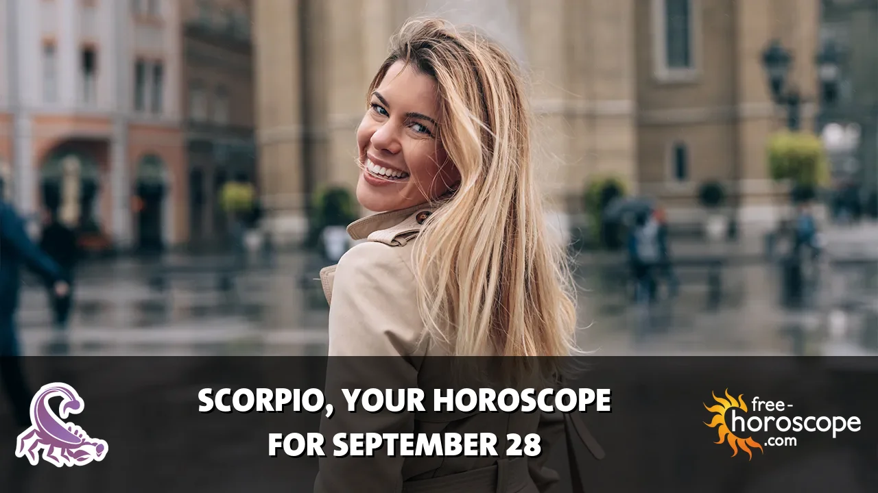 Horoscope Scorpio - Monday, September 28, 2026