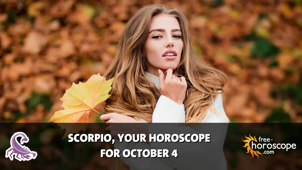 Horoscope Scorpio - Sunday, October 4, 2026