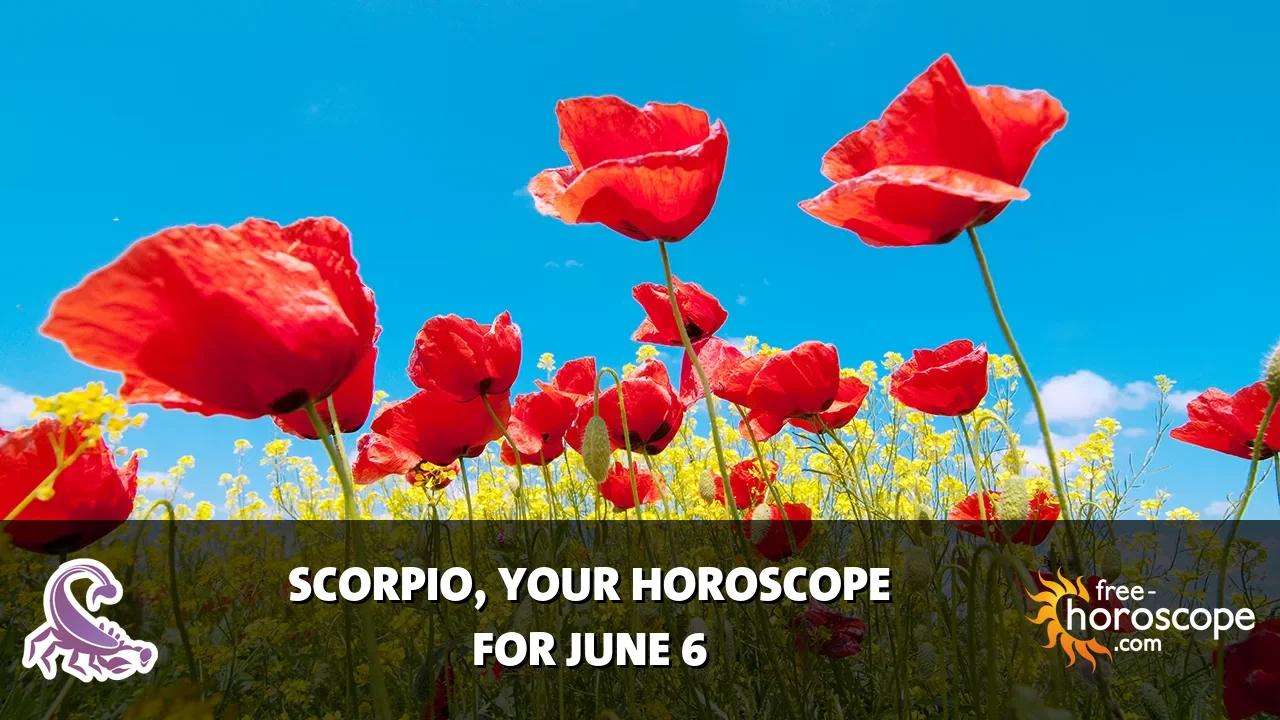 Horoscope for Scorpio du Sunday, June 7, 2026